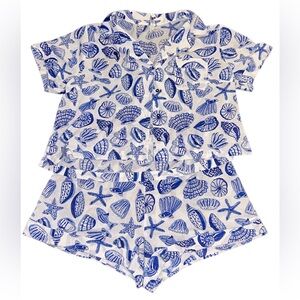 Adore Me Lucero Novelty White Short Sleeve and Short PJ Set